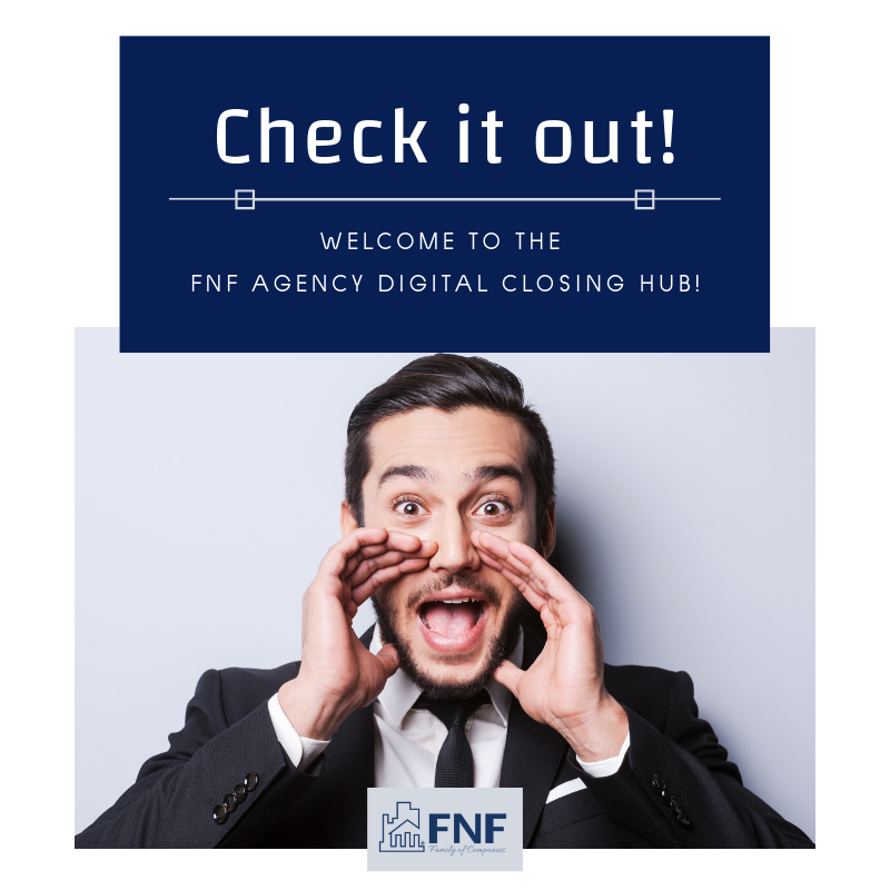 Welcome to FNF Closing Hub logo